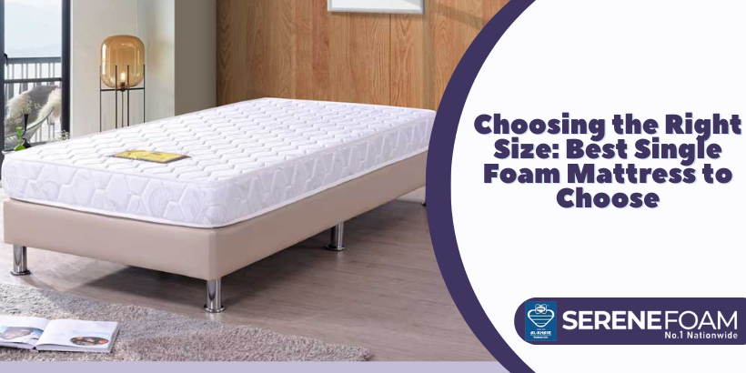 Single Foam Mattress ,best spring mattress ,Serene Foam mattress