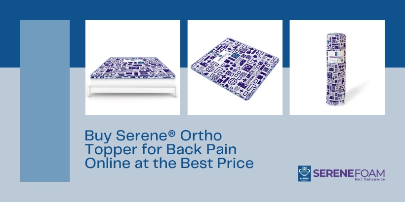  Serene® Ortho Topper, Serene Foam mattress